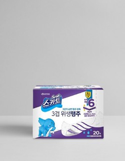 유한킴벌리 스카트 후레쉬  행주타올 45매 x 2개입