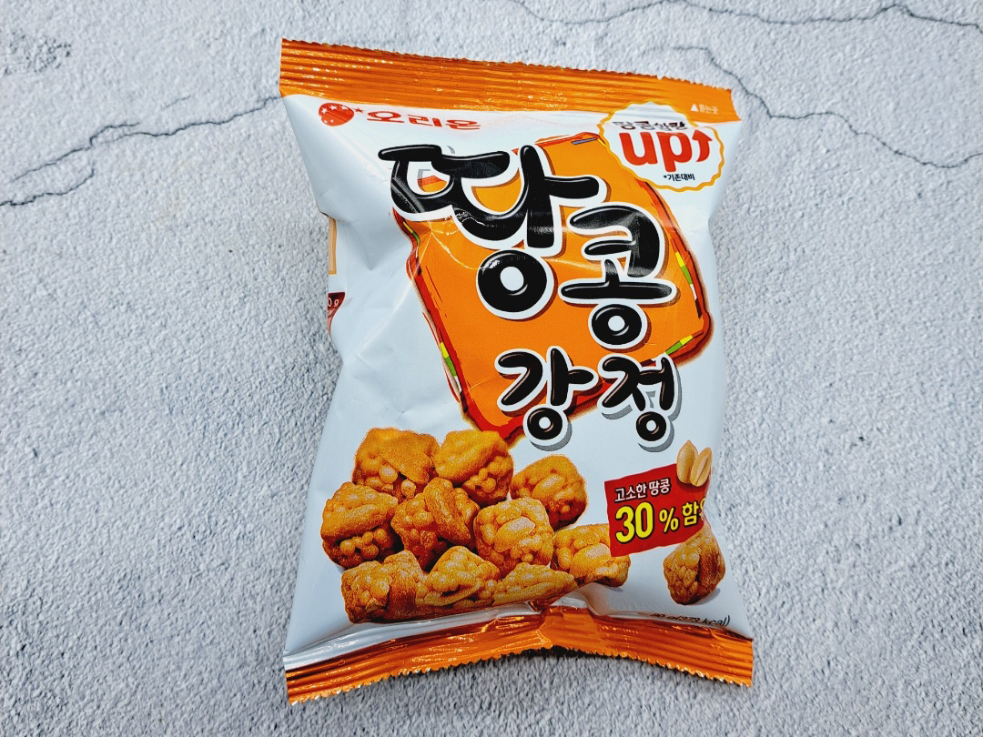 오리온 땅콩강정 스낵 80g