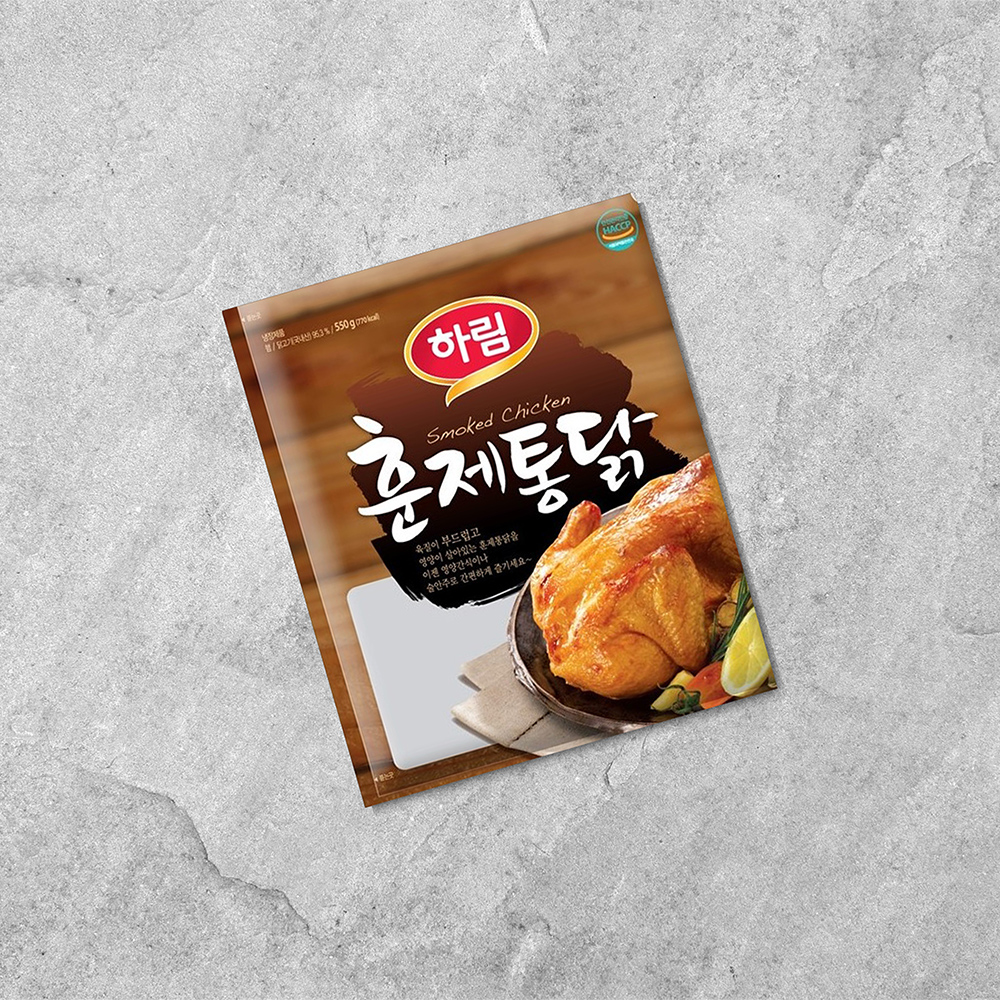 [하림] 훈제치킨 통닭 630g