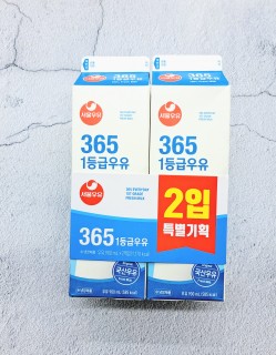 서울우유 365 1등급 우유  900ml+900ml