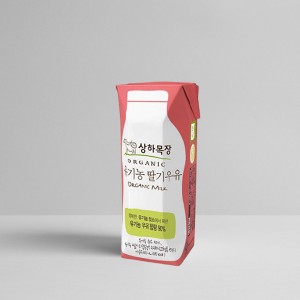 상하목장 유기농 딸기우유 125mlx4개