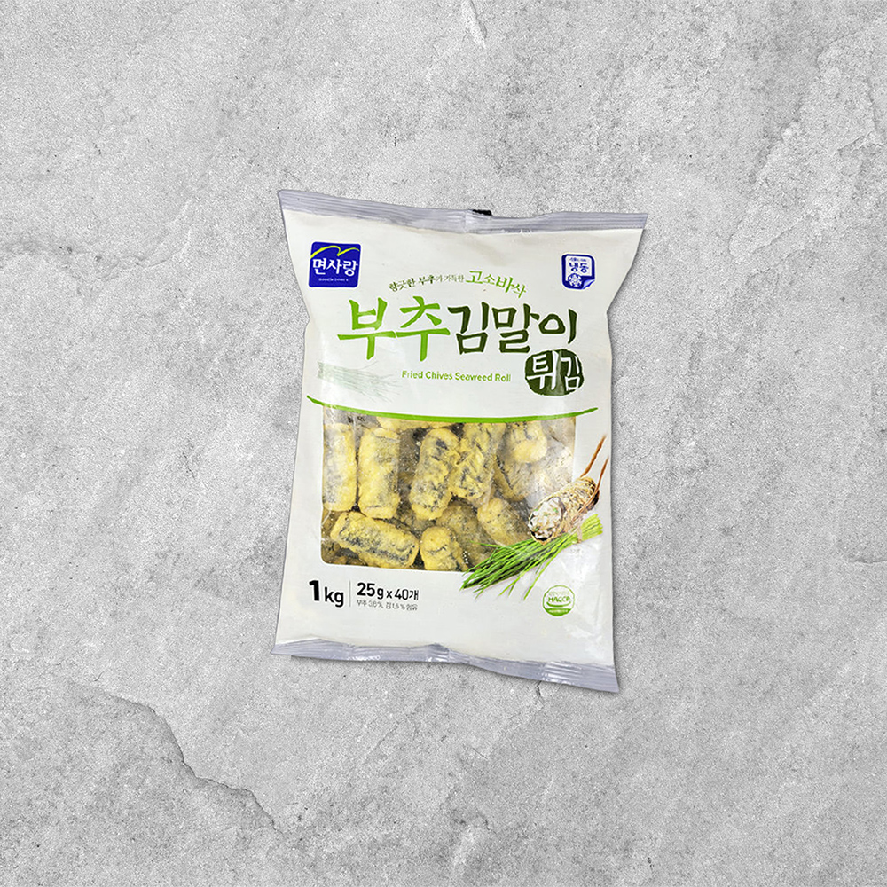[면사랑] 부추 김말이튀김 1kg